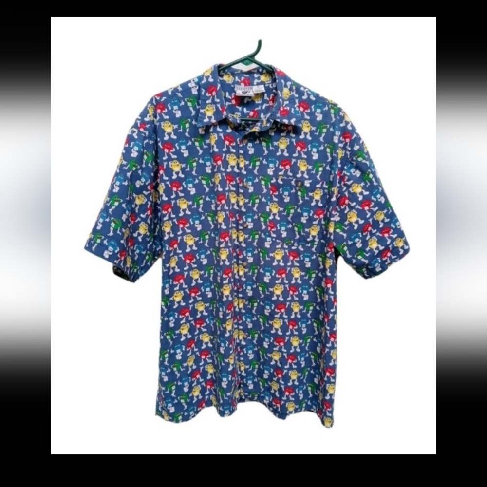 Vintage M&M Candy Print Shirt Women's XL